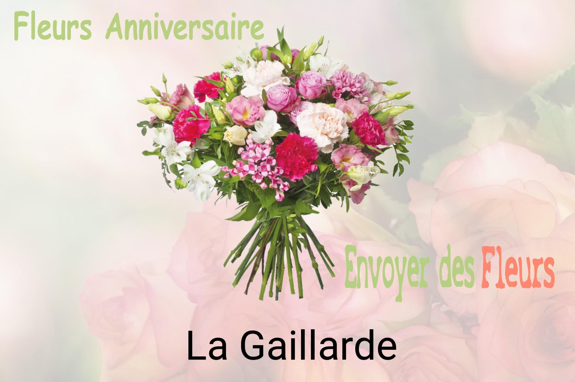 Bouquet de fleurs d’anniversaire livré à La Gaillarde
