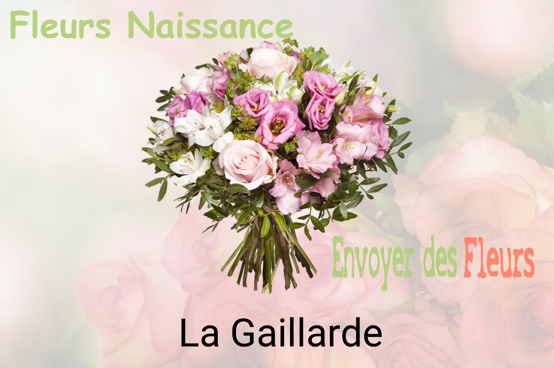 Bouquet de fleurs de naissance livré à La Gaillarde